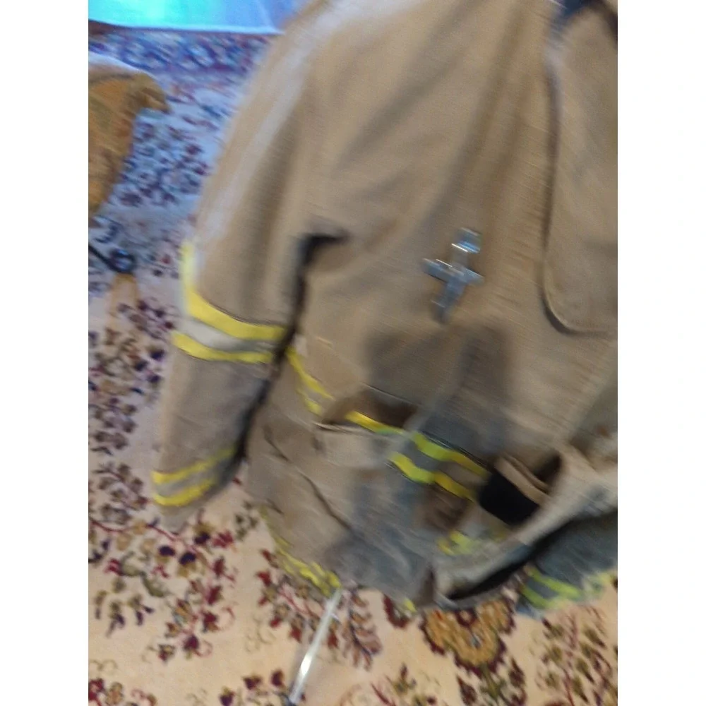 Vintage Retired Firefighter‎ Turnout JACKET FIRE COAT USED Size 40 X 32